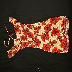 Shein flower mini dress